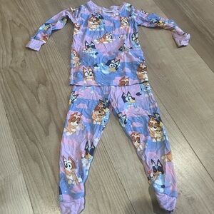 Little Sleepies Bluey 2 Piece Pajamas